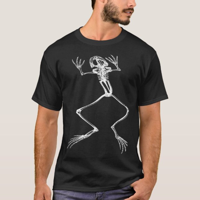 Frog Skeleton T-Shirt (Vorderseite)