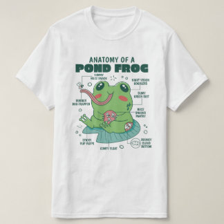 Frog Süße Tier Anatomie T-Shirt