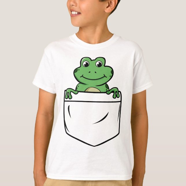 Frog-Taschenbild T-Shirt (Vorderseite)