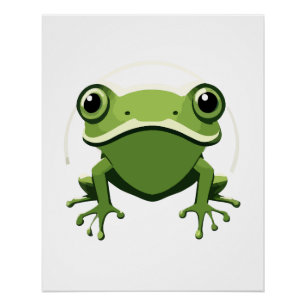 Frog Vector Art Animal Moderne Ville Urbaine Graph