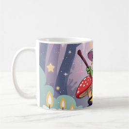 Frog Witch Coffee Mug – Kawaii Potion Frog Cottage Kaffeetasse