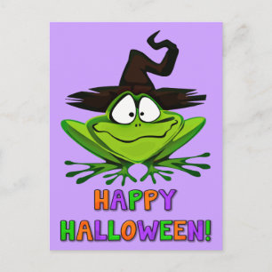 FROG WITCH POSTKARTE