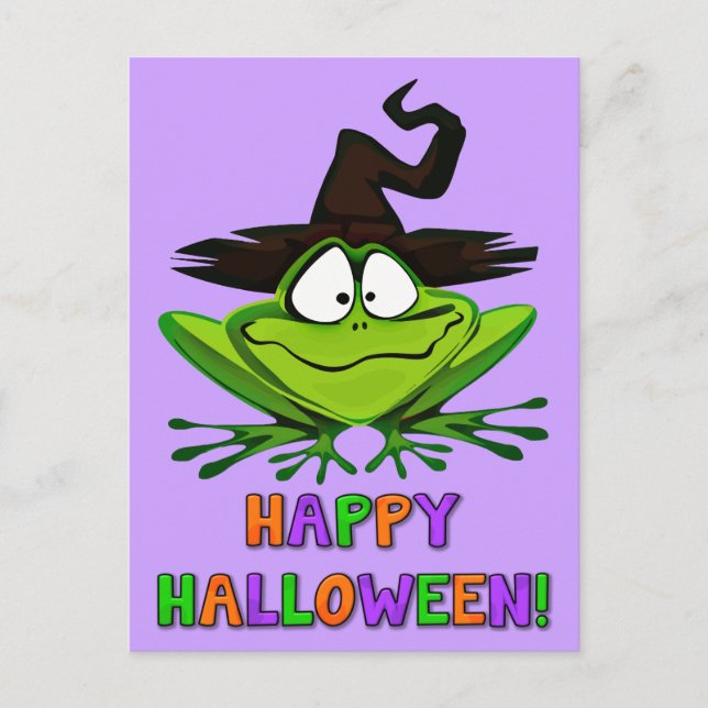 FROG WITCH POSTKARTE (Vorderseite)