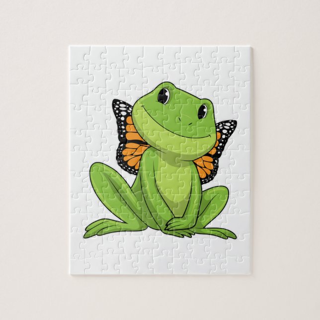 Frog with Butterfly (Vertikal)