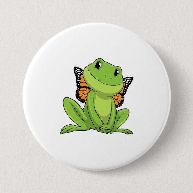 Frog with Butterfly Button (Vorderseite)