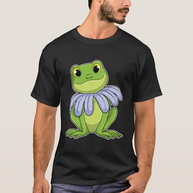 Frog with Daisy T-Shirt (Vorderseite)