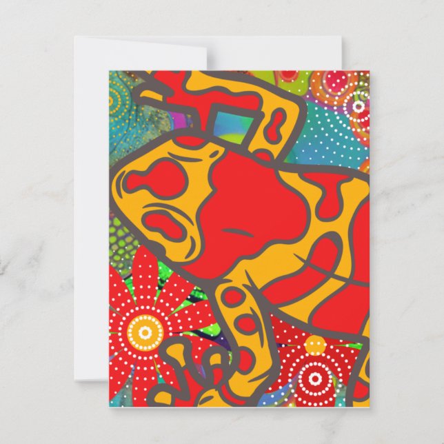 Frogger Mitteilungskarte (Vorderseite)