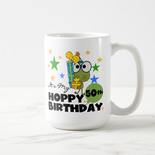 Froggie hopfenreicher 50. Geburtstag Kaffeetasse (Rechts)