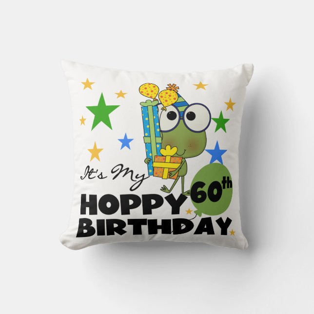 Froggie hopfenreicher 60. Geburtstag Kissen (Vorderseite)