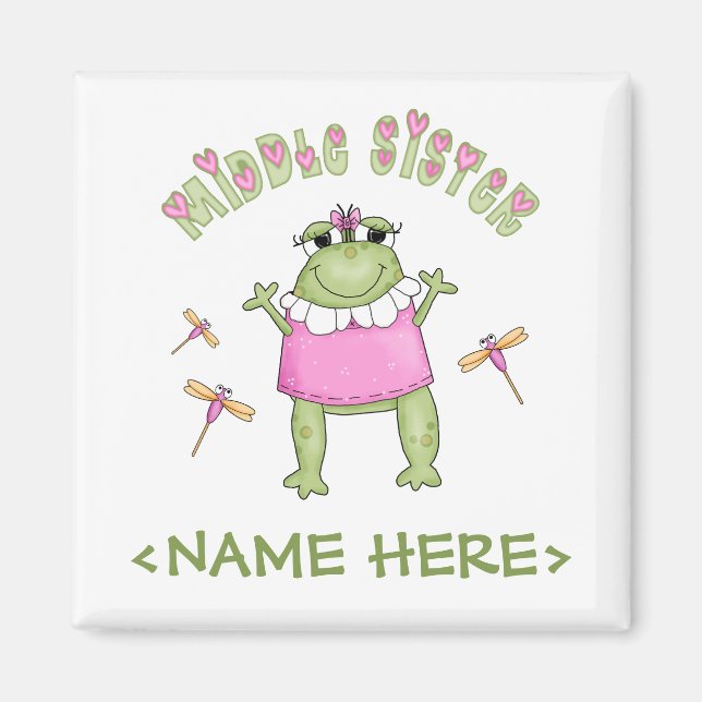 Froggie Middle Sister Magnet (Vorne)