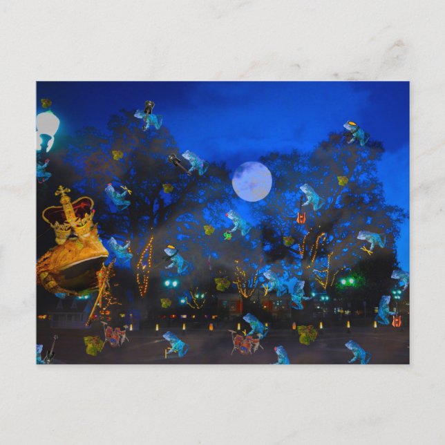 Froggie Night Postkarte (Vorderseite)