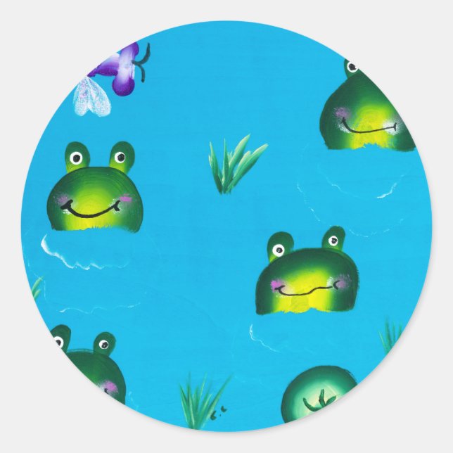 FROGGIE POND Aufkleber (Vorderseite)