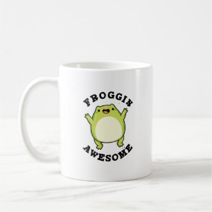 Froggin Phantastisch Funny Frog Pub Kaffeetasse