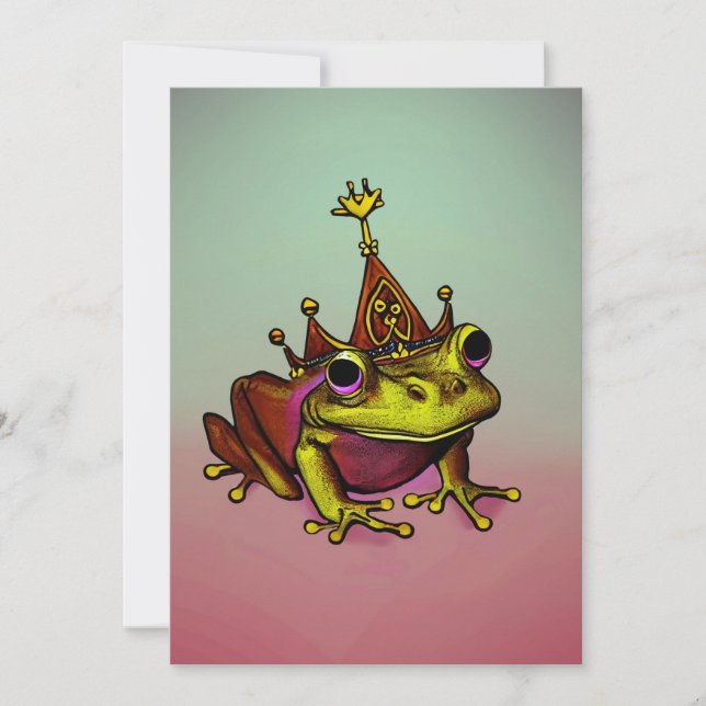 Froggy Dankeskarte (Vorderseite)