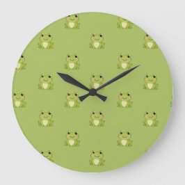 Froggy Decorative Clock Große Wanduhr