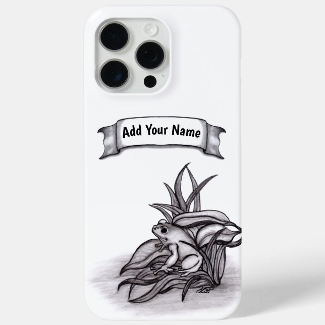 Froggy , Ihren Namen hinzufügen Case-Mate iPhone Hülle (Rückseite)
