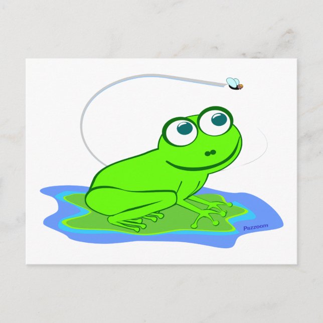 Froggy Postkarte (Vorderseite)