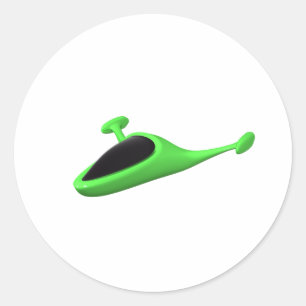 Froggy Runder Aufkleber