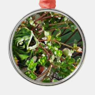 Froggy Silbernes Ornament