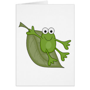 froggy sur feuille