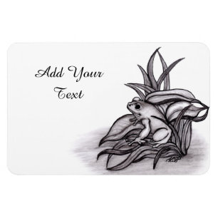 Froggy , Text hinzufügen Magnet