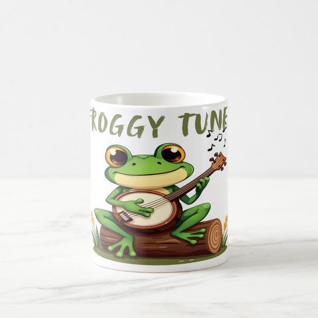 Froggy Tunes Kaffeetasse (Mittel)