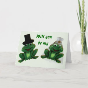 Froggy Wedding - Bitte um Zusehnung Einladung