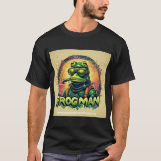 Frogman dunkler T - Shirt