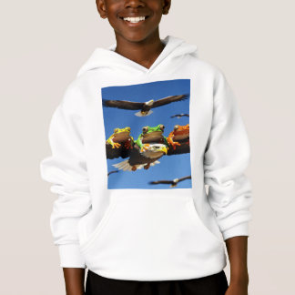 frogs and eagle hoodie