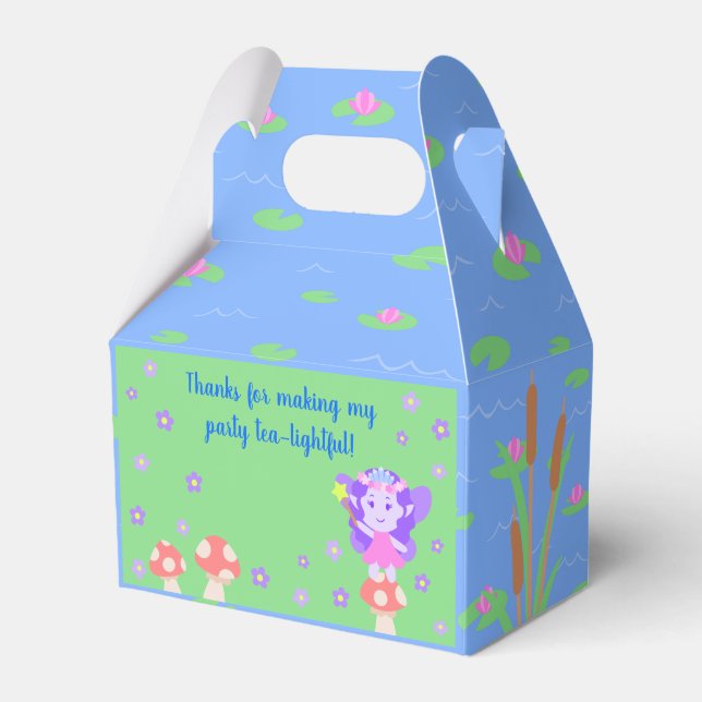 Frogs & Fairies Tee Party Vielen Dank für Ihre Unt Geschenkschachtel (Vorderseite)