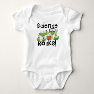 Frogs Science Rocks Baby Strampler