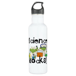 Frogs Science Rocks Edelstahlflasche