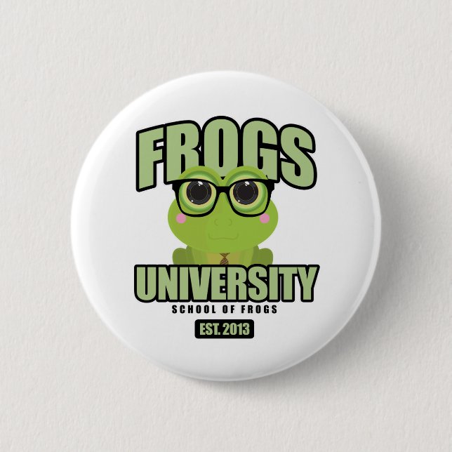 Frogs-Universität Button (Vorderseite)