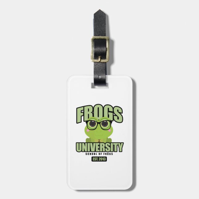 Frogs-Universität Gepäckanhänger (Vorderseite vertikal)