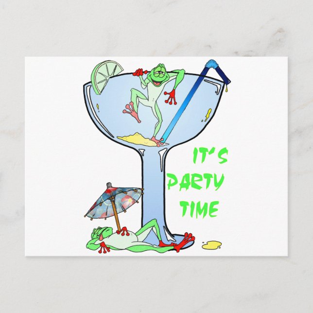 Frogtini Postkarte (Vorderseite)