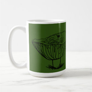 Frogy auf einem Pilz Kaffeetasse