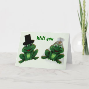Frogy Wedding - wirst du mich heiraten? Karte