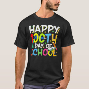 Frohe 100. Schultag Lehrer Schüler Lustig 10 T-Shirt