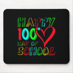 Frohe 100. Schultage 100 Tage Süße Schüler B Mousepad