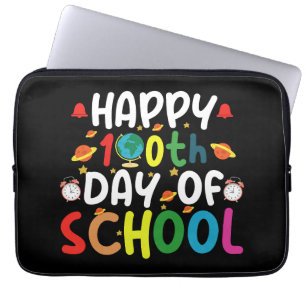 Frohe 100. Schultage Lehrer Schüler Laptopschutzhülle
