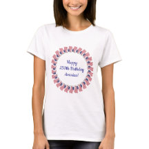 Frohe 250. Geburtstag Amerika! Damen-T-Shirt