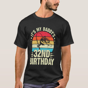 Frohe 32. Geburtstagsgrüße an meinen Daddy im Vint T-Shirt