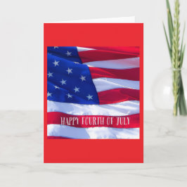 Frohe 4. Juli-Grußkarte Karte