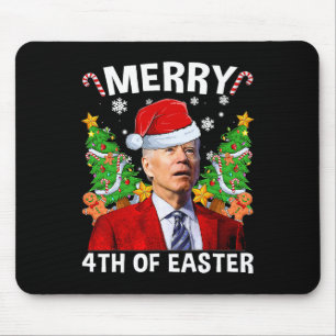 Frohe 4. Osterfest Biden Ugly Christmas Swe Mousepad
