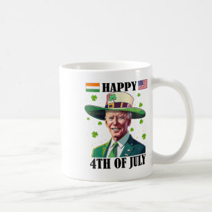 Frohe 4. Ostern Lustiger Joe Biden St Patricks Da Kaffeetasse