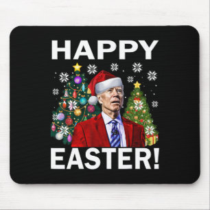 Frohe 4. Ostern Lustiger Joe Biden Weihnachten Häs Mousepad