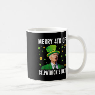 Frohe 4. St. Patricks Day Verwirrt Lustig Joe Bi Kaffeetasse
