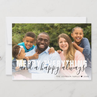 Frohe alles Familie Gold Foil Weihnachten