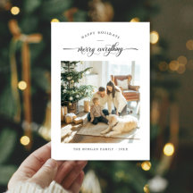 Frohe alles Minimalistische Foto Weihnachten