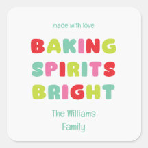 Frohe Backgeister Sticker